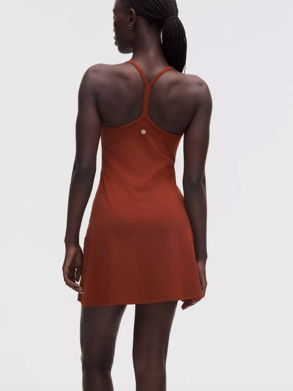 Luluelmon NWOT Flow Y Dress Light Support, B/C Cup Cranberry Charm - Picture 2 of 5